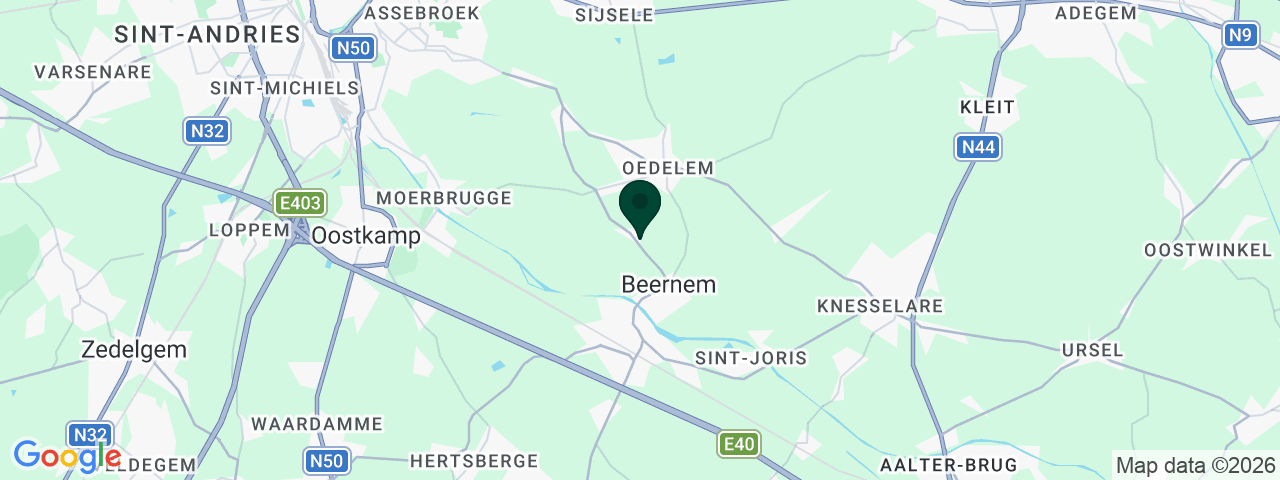 Kaart met vacatures in Beernem