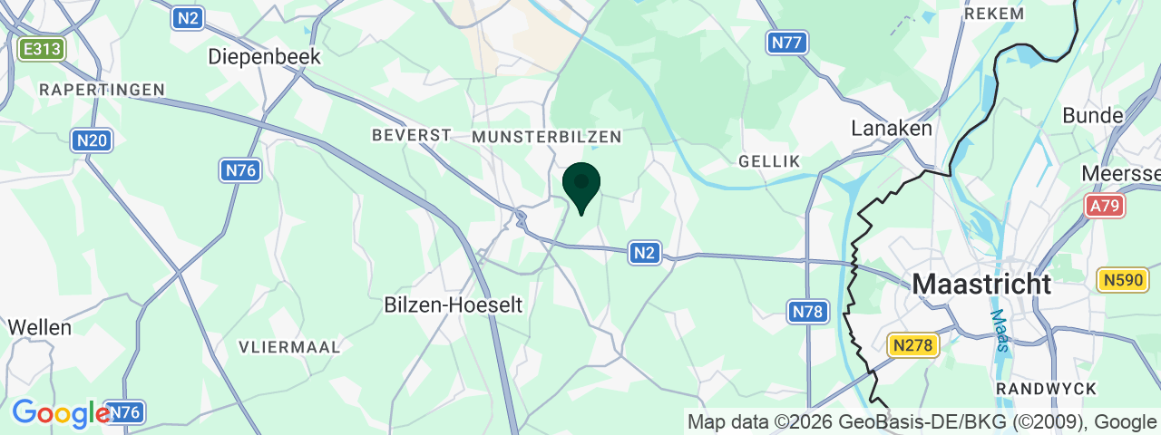 Map showing job vacancies in Bilzen