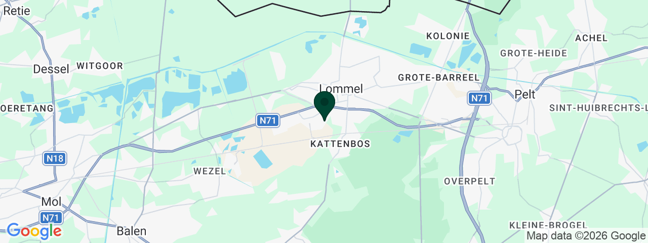 Kaart met vacatures in Bocholt