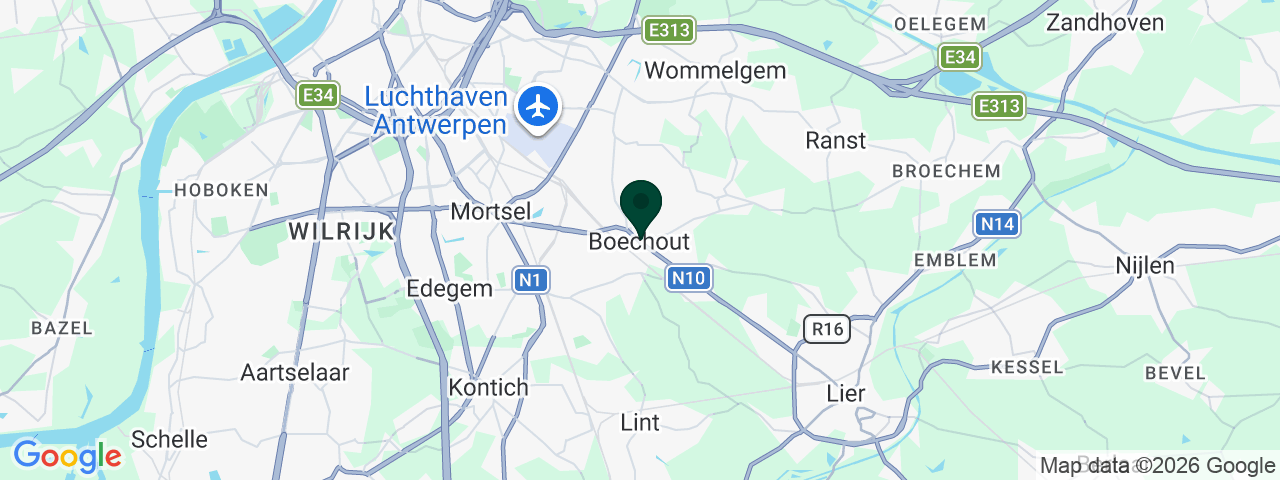 Kaart met vacatures in Boechout