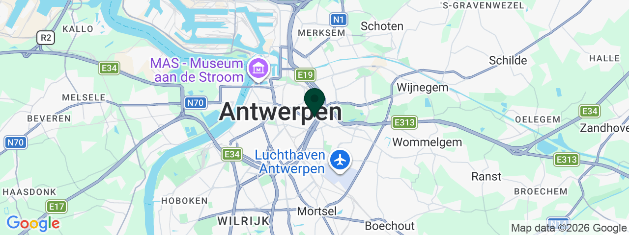 Kaart met vacatures in Borgerhout