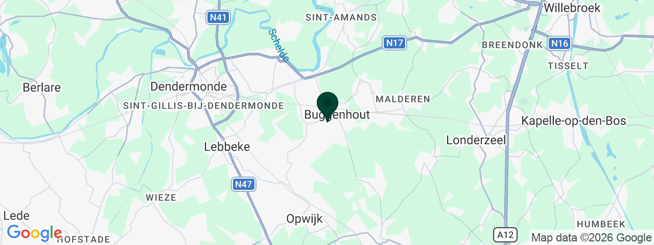 Kaart met vacatures in Buggenhout