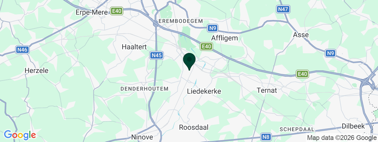 Kaart met vacatures in Denderleeuw
