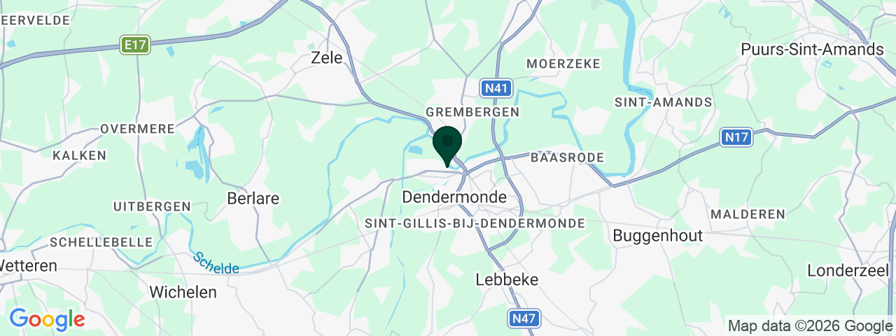 Kaart met vacatures in Dendermonde