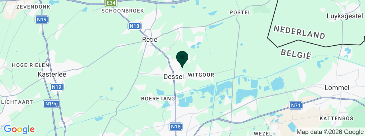 Kaart met vacatures in Dessel