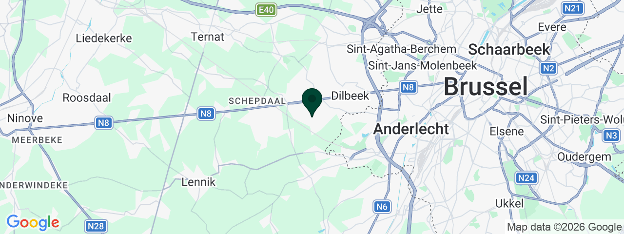 Kaart met vacatures in Dilbeek