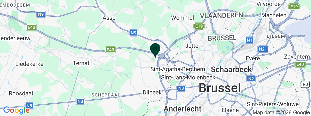 Kaart met vacatures in Dilbeek