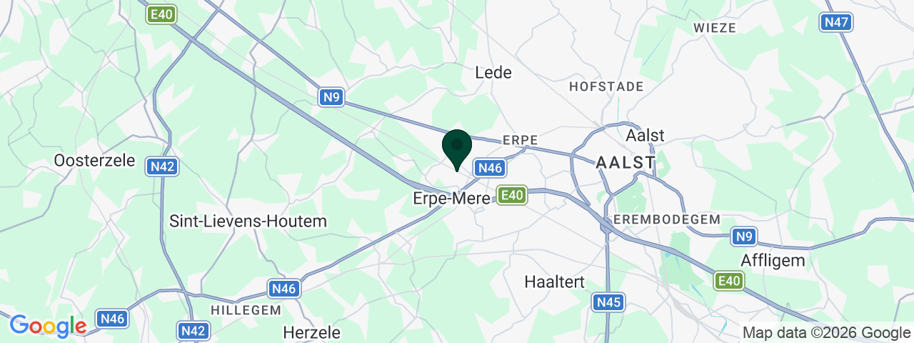 Kaart met vacatures in Erpe-Mere