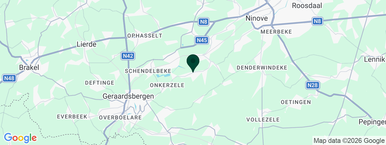 Kaart met vacatures in Geraardsbergen