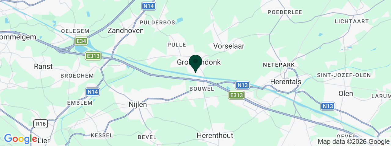 Kaart met vacatures in Grobbendonk