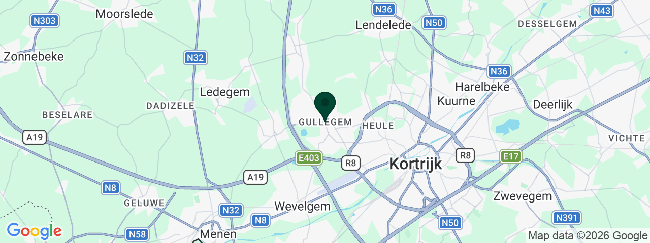 Kaart met vacatures in Gullegem