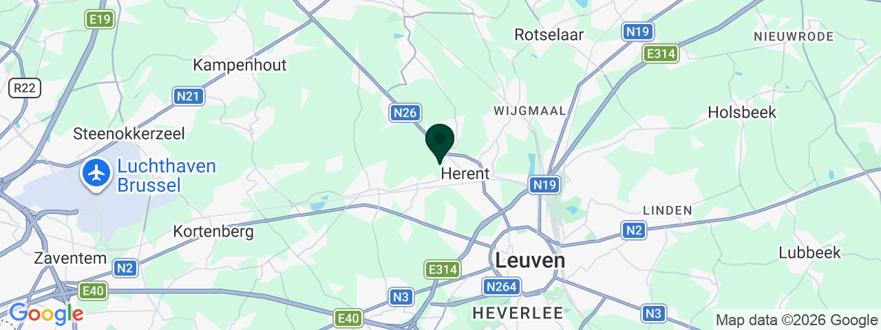 Kaart met vacatures in Herent