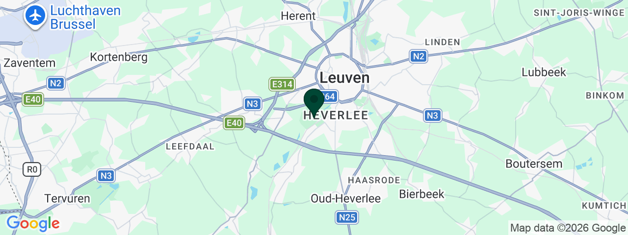 Kaart met vacatures in Heverlee