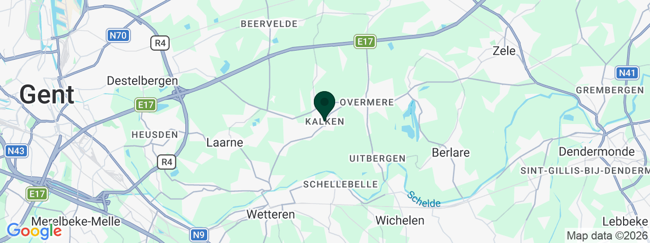 Kaart met vacatures in Kalken