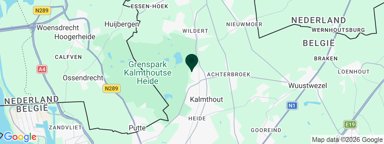 Kaart met vacatures in Kalmthout