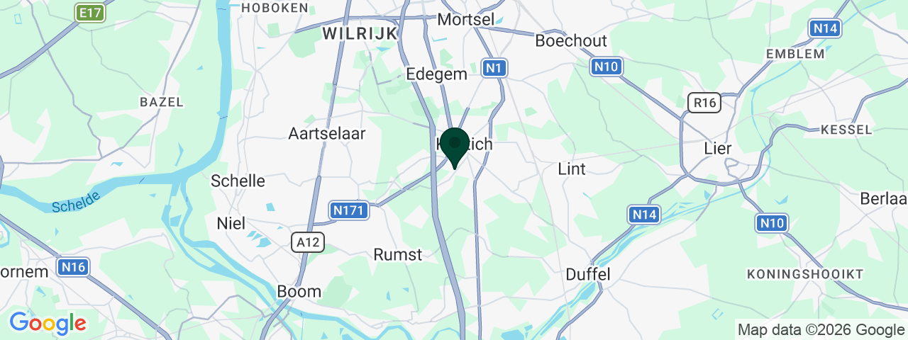 Kaart met vacatures in Kontich