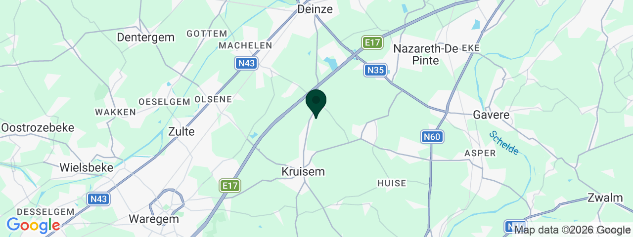 Kaart met vacatures in Kruishoutem