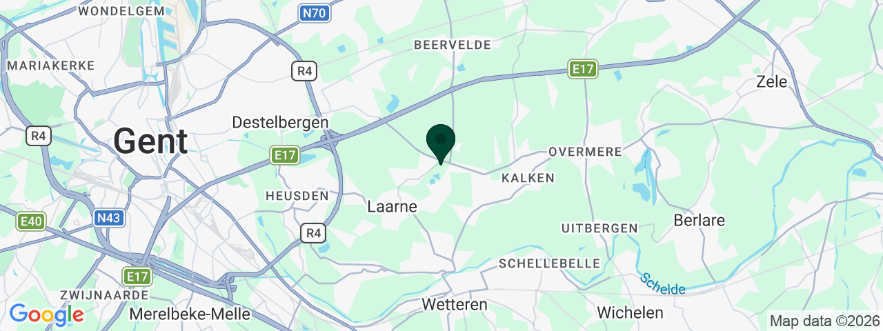 Kaart met vacatures in Laarne