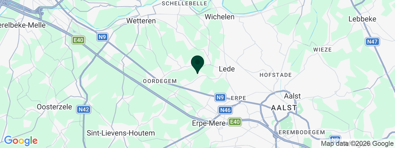 Kaart met vacatures in Lede