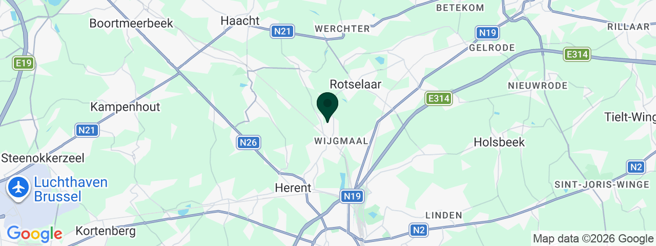 Kaart met vacatures in Leuven