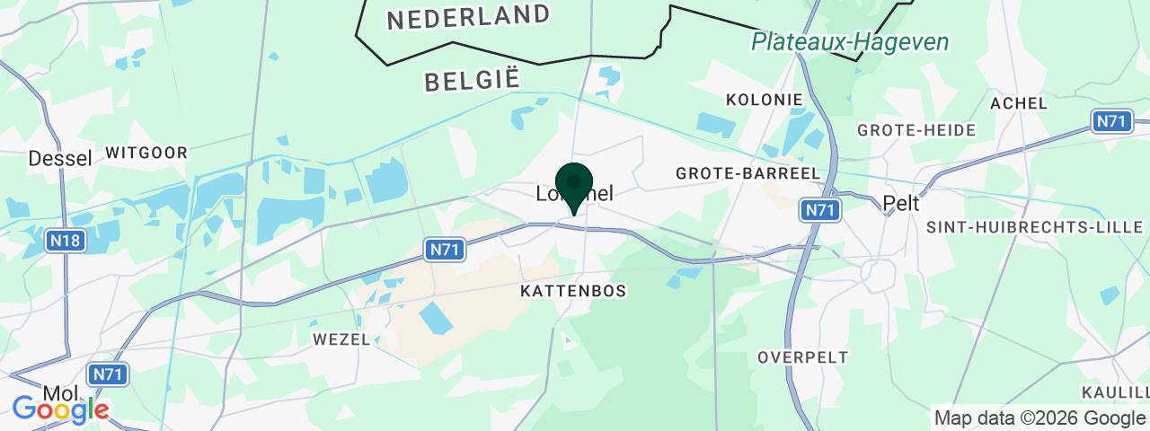 Kaart met vacatures in Lomm