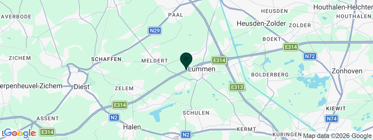 Map showing job vacancies in Lummen