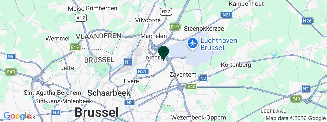 Kaart met vacatures in Machelen