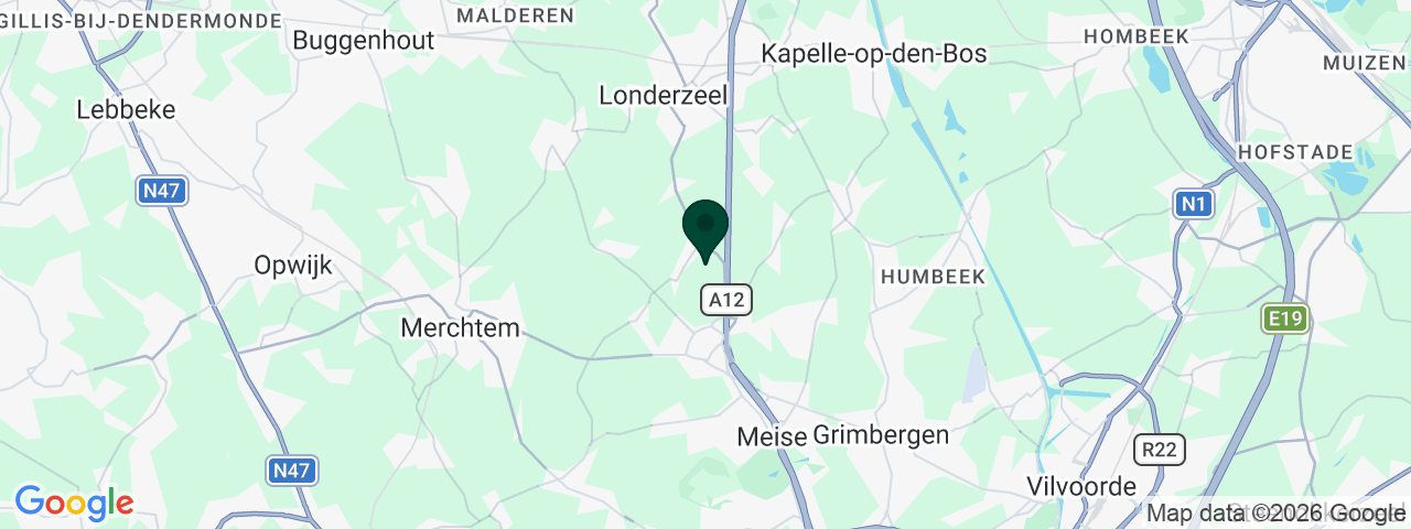 Kaart met vacatures in Meise