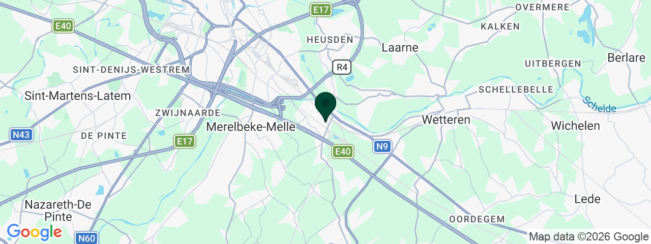 Kaart met vacatures in Melle