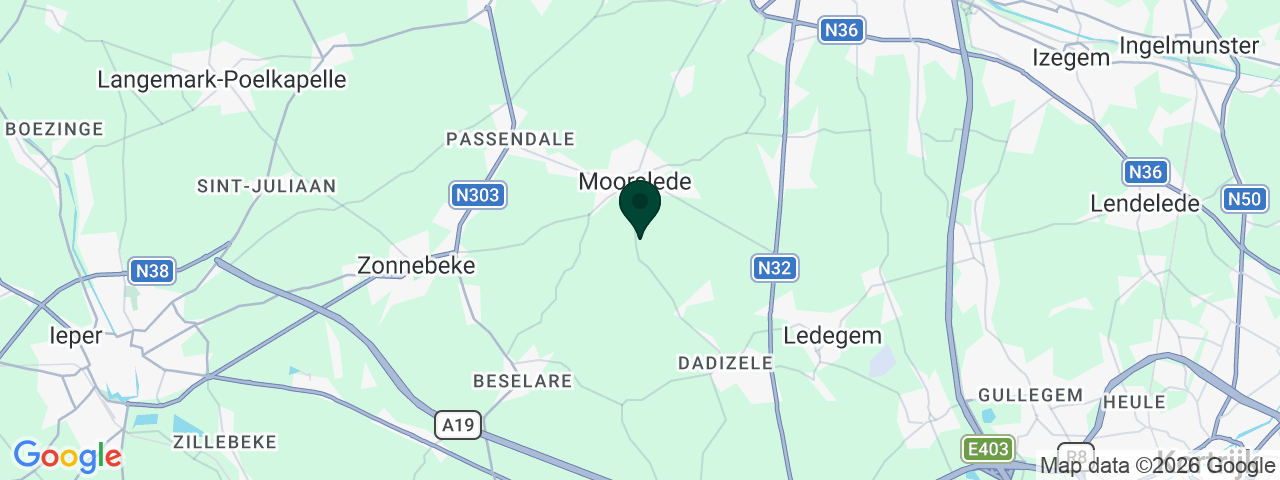 Kaart met vacatures in moorslede