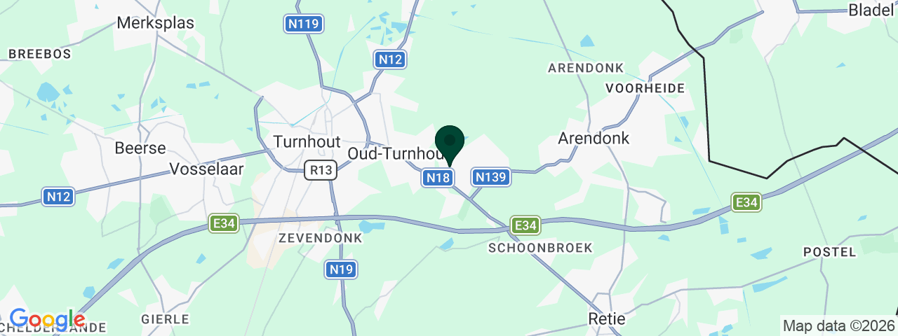 Kaart met vacatures in Oud-Turnhout