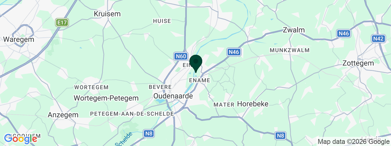 Kaart met vacatures in Oudenaarde