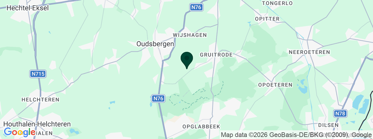 Map showing job vacancies in Oudsbergen
