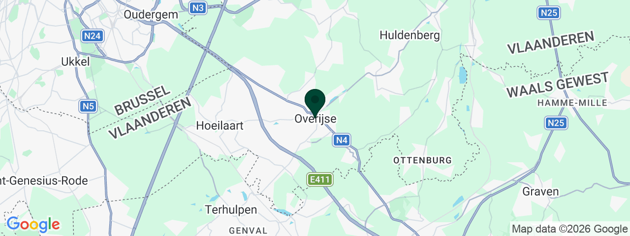 Kaart met vacatures in Overijse
