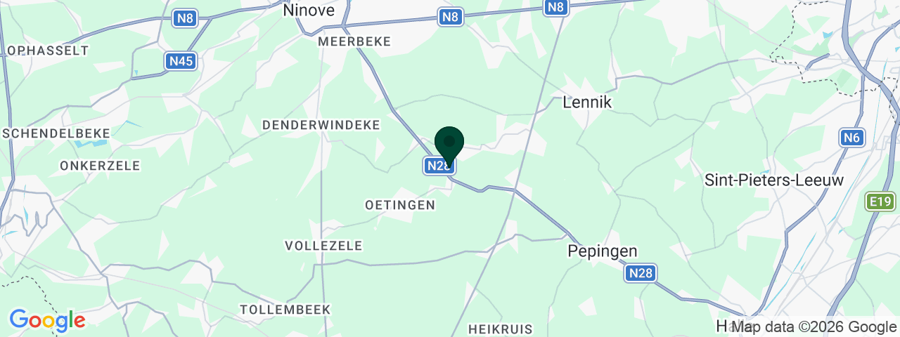 Kaart met vacatures in Pajottegem