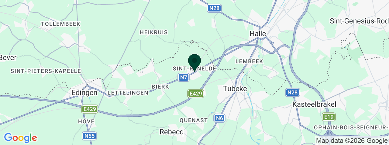 Kaart met vacatures in Saintes