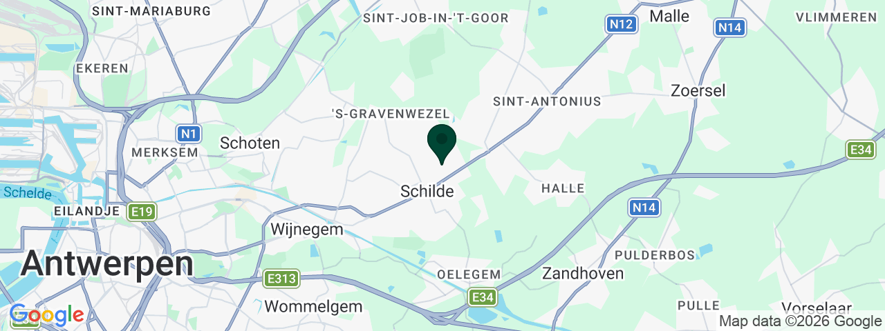 Kaart met vacatures in Schilde