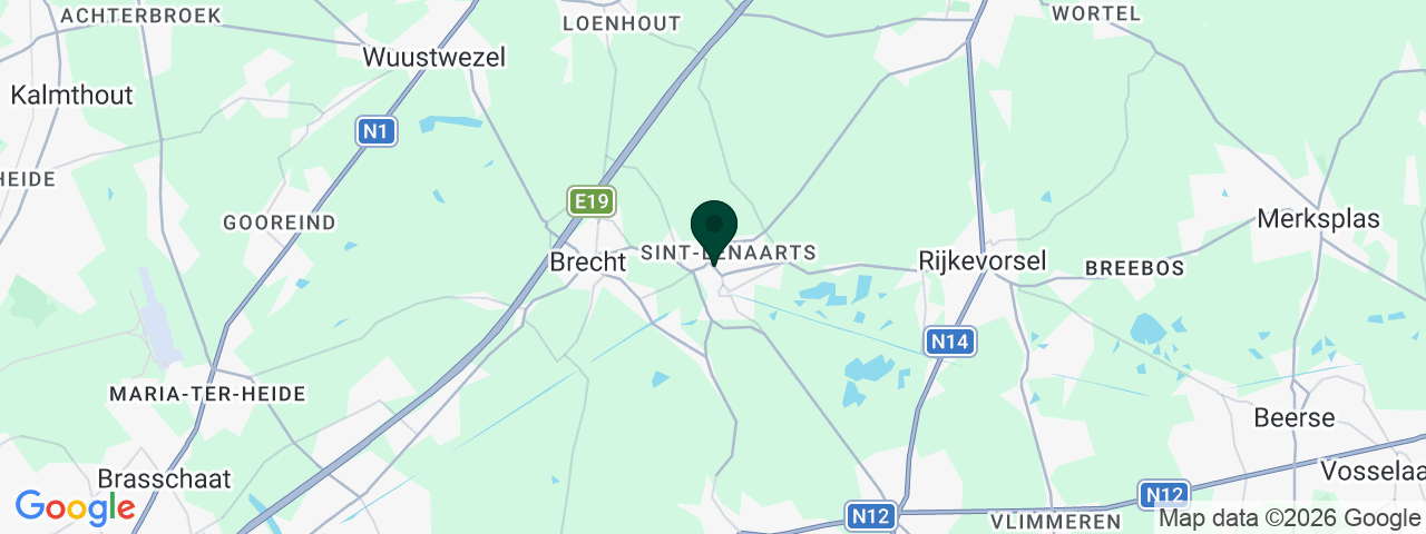 Kaart met vacatures in Sint-Lenaarts