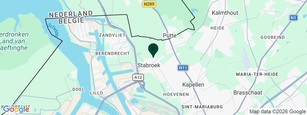 Kaart met vacatures in Stabroek