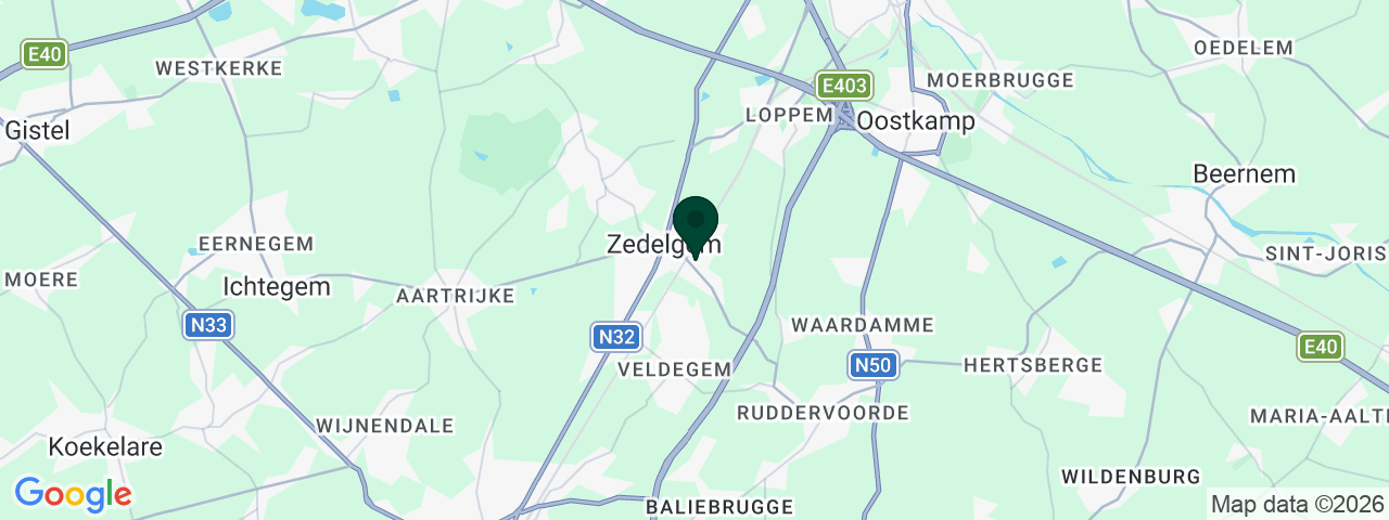Kaart met vacatures in Zedelgem