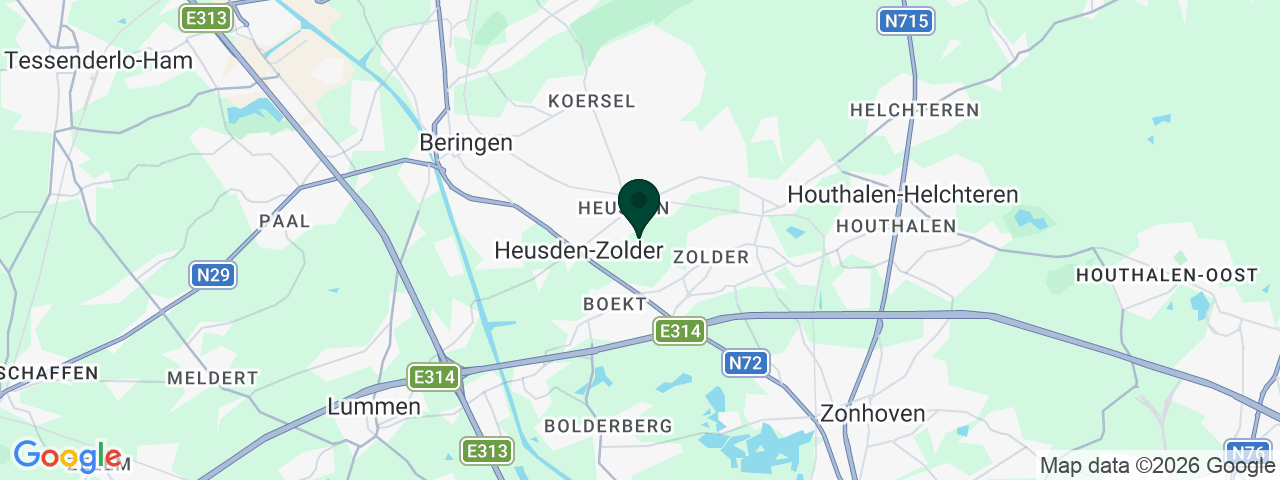 Kaart met vacatures in Zolder