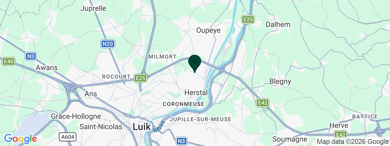 Kaart met vacatures in Herstal