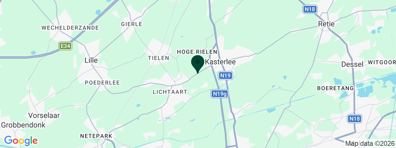 Kaart met vacatures in Kasterlee
