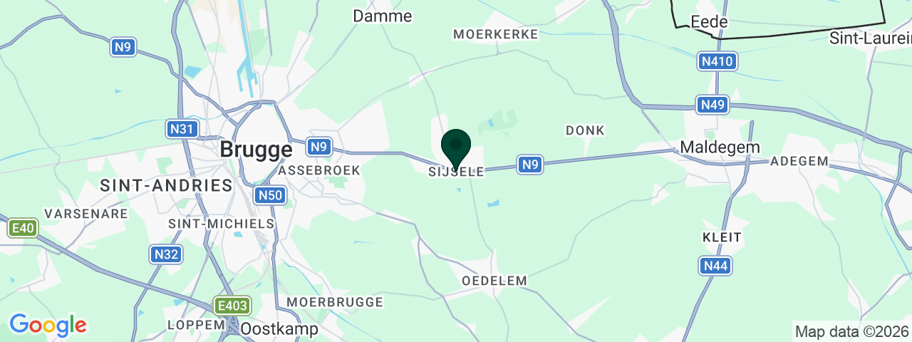 Kaart met vacatures in Sijsele