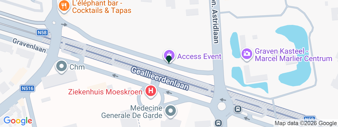 Kaart met vacatures in Henegouwen