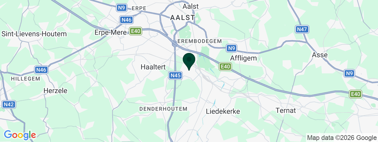 Kaart met vacatures in Denderleeuw