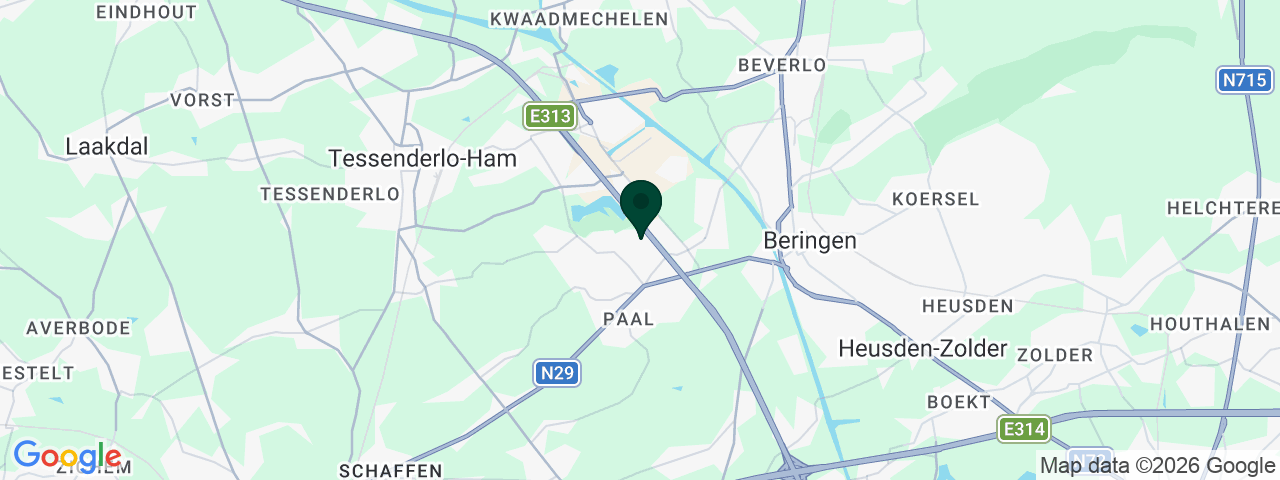 Kaart met vacatures in Paal